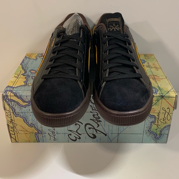 [BRAND NEW] PUMA SUEDE ONE PIECE BLACKBEARD TEECH MENS SHOES SIZE 11 SNEAKERS - Picture 4 of 11